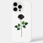 Coques Case-Mate iPhone Fleur rose noire (Verso)