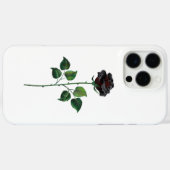Coques Case-Mate iPhone Fleur rose noire (Verso (horizontal))