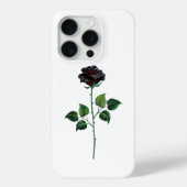 Coques Case-Mate iPhone Fleur rose noire (Verso)