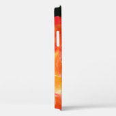 Coques Case-Mate iPhone Fleur rose orange (Verso / Droite)