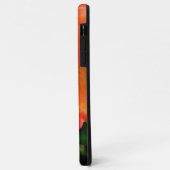 Coques Case-Mate iPhone Fleur rose orange (Dos/Gauche)