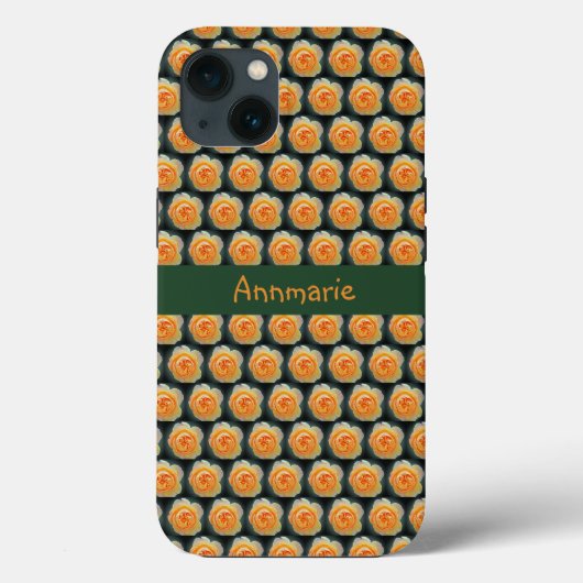 Coques Case-Mate iPhone Fleur Rose Peachy Orange Garden (Verso)