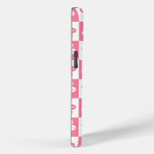 Coques Case-Mate iPhone Fleur rose point (Verso / Droite)