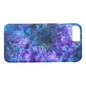 Coques Case-Mate iPhone Fleur rose violet motif art numérique (Dos (Horizontal))