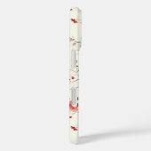 Coques Case-Mate iPhone Fleur Rouge Crème (Verso / Droite)