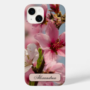 Coque Pour iPhone 14 Fleur Sakura, Fleur japonaise rose