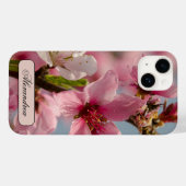 Coques Case-Mate iPhone Fleur Sakura, Fleur japonaise rose (Verso (horizontal))