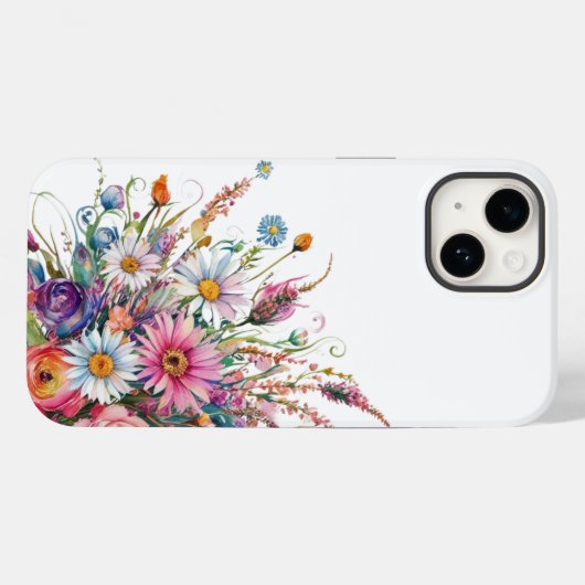 Coques Case-Mate iPhone Fleur sauvage (Verso (horizontal))