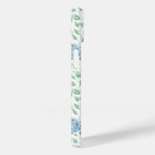 Coques Case-Mate iPhone Fleur sauvage aquarelle bleu vert (Verso / Droite)