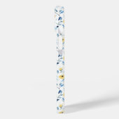 Coques Case-Mate iPhone Fleur sauvage aquarelle bleue jaune  (Verso / Gauche)