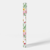 Coques Case-Mate iPhone Fleur sauvage aquarelle verte rose (Verso / Droite)