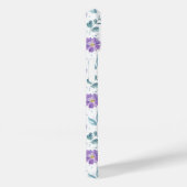Coques Case-Mate iPhone Fleur sauvage aquarelle violette verte (Verso / Droite)