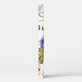 Coques Case-Mate iPhone Fleur sauvage : couleur bleu foncé bleu clair (Verso / Droite)