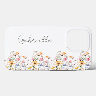 Case-Mate iPhone Case Fleur sauvage d'aquarelle Printemps Meadow Valenti