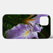 Coques Case-Mate iPhone Fleur sauvage d'iris pourpre (Verso (horizontal))