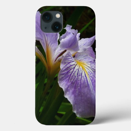 Coques Case-Mate iPhone Fleur sauvage d'iris pourpre (Verso)