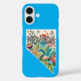Coques iPhone 16 Fleur sauvage du Nevada