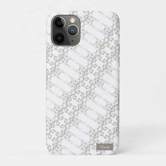 Coques Case-Mate iPhone Fleur sauvage Grand motif floral (Dos)