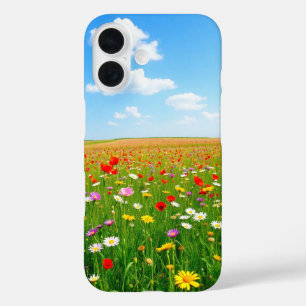 Coques iPhone 16 Fleur sauvage Meadow