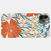 Coques Case-Mate iPhone Fleur sauvage Motif sans couture (Dos (Horizontal))