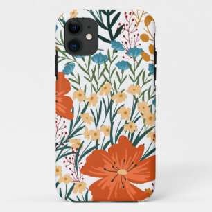 Case-Mate iPhone Case Fleur sauvage Motif sans couture
