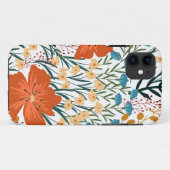 Coques Case-Mate iPhone Fleur sauvage Motif sans couture (Dos (Horizontal))