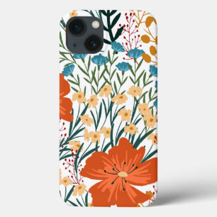 Case-Mate iPhone Case Fleur sauvage Motif sans couture