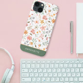 Coques Case-Mate iPhone Fleur sauvage rose floral
