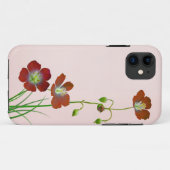 Coques Case-Mate iPhone Fleur sauvage rouge (Dos (Horizontal))