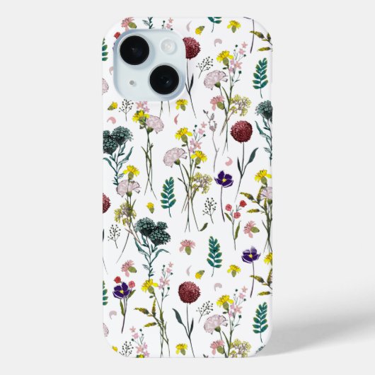 Coques Case-Mate iPhone Fleur Sauvage Vibrante  (Verso)