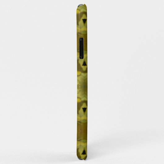 Coques Case-Mate iPhone Fleur soleil éclate dorée (Dos/Droite)