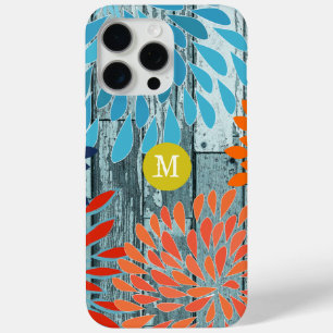 Coque iPhone 15 Pro Max Fleur StarBurst vintage personnalisée