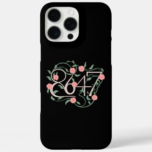 Coques Case-Mate iPhone Fleur subtile anti Trump 8647 86 47 Boho (Verso)