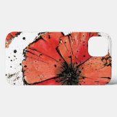 Coques Case-Mate iPhone Fleur sur un Arrière - plan blanc (Verso (horizontal))