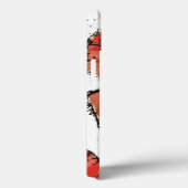 Coques Case-Mate iPhone Fleur sur un Arrière - plan blanc (Verso / Droite)