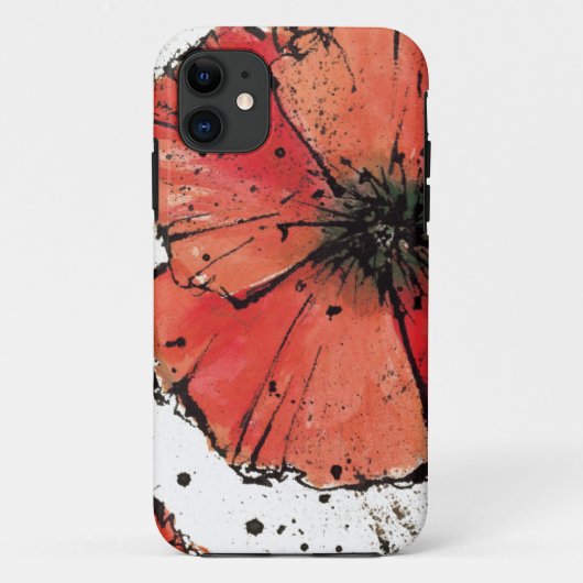 Coques Case-Mate iPhone Fleur sur un arrière - plan blanc (Dos)