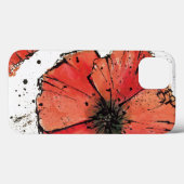 Coques Case-Mate iPhone Fleur sur un Arrière - plan blanc (Verso (horizontal))