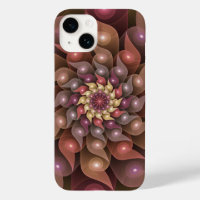 Fleur surréaliste brillante Art fractal abstrait m