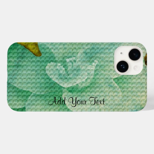 Coques Case-Mate iPhone Fleur texturée par Shirley Taylor (Verso (horizontal))