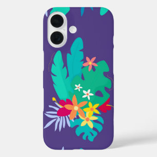 Coques iPhone 16 Fleur tropicale