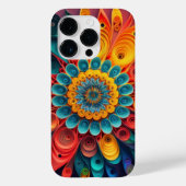 Coques Case-Mate iPhone Fleur unique 3D (Verso)