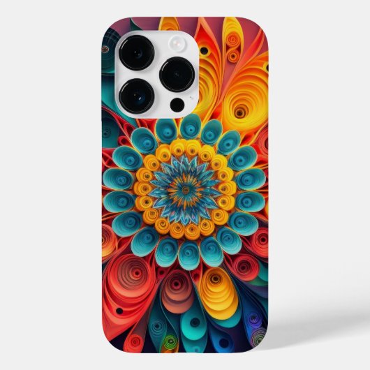 Coques Case-Mate iPhone Fleur unique 3D (Verso)