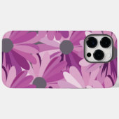 Coques Case-Mate iPhone Fleur violet de marguerite africaine (Verso (horizontal))