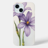 Coques Case-Mate iPhone Fleur violette (Verso)