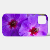 Coques Case-Mate iPhone Fleur violette (Verso (horizontal))