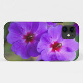 Coques Case-Mate iPhone Fleur violette (Dos (Horizontal))
