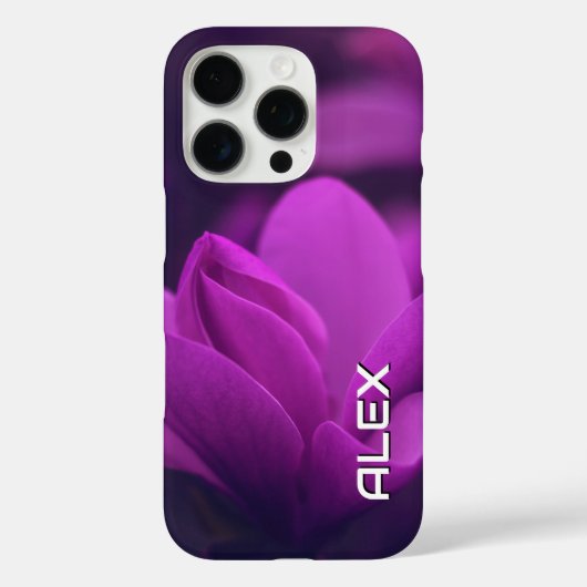Coques Case-Mate iPhone Fleur violette dans la lumière douce (Verso)