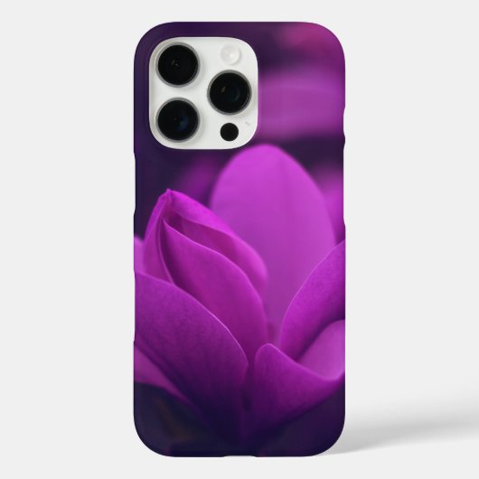 Coques Case-Mate iPhone Fleur violette dans la lumière douce (Verso)