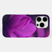 Coques Case-Mate iPhone Fleur violette dans la lumière douce (Verso (horizontal))