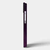 Coques Case-Mate iPhone Fleur Violette Monogrammée (Verso / Gauche)